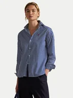 Koszule damskie - Polo Ralph Lauren Koszula 211910743032 Niebieski Regular Fit - miniaturka - grafika 1