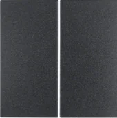 Wyłączniki światła i elektryczne - Hager Berker przycisk podwójny 2-krotnie 85142185 antracyt Matt B.3; B.7; sterowanie światłem; S.1 inteligentny element obsługowy 4011334368540 85142185 - miniaturka - grafika 1