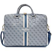 Torby na laptopy - Guess Torba GUCB15P4RPSB 16" niebieski/ blue 4G Printed Stripes - miniaturka - grafika 1