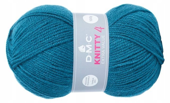 WŁÓCZKA DMC KNITTY 4 KOL.994 / NIEBIESKI MORSKI