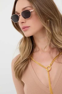 Gucci okulary przeciwsłoneczne damskie kolor różowy GG1593S - Okulary przeciwsłoneczne - miniaturka - grafika 1