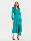 Sukienki - Fracomina Sukienka koktajlowa FR24WD3002W41101 Zielony Regular Fit - miniaturka - grafika 1