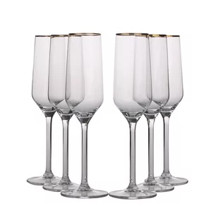 Altom RUBIN GOLD KPL. 6 KIELISZKÓW SZAMPAN 220ML 5902689875250 - Kieliszki - miniaturka - grafika 1