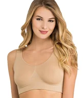 Biustonosze - BIUSTONOSZ BEZSZWOWY WYGODNY TOP DAMSKI SPORTOWY STANIK FITNESS MIĘKKI S - miniaturka - grafika 1