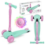 Hulajnogi - Kidwell Hulajnoga balansowa JAX różowo miętowa - miniaturka - grafika 1