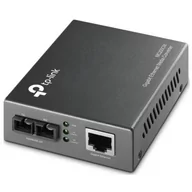 Adaptery i przejściówki - TP-Link MC200CM 1000Mbps RJ45 to 1000Mbps multi-mode SC fiber Converter, Full-duplex,up to 550m, switching power adapter, chassis mountable KWRTPLKON0003 [8494439] - miniaturka - grafika 1