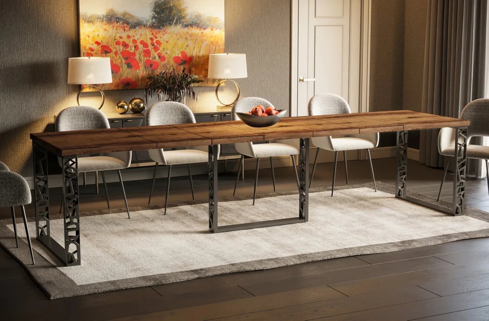 Stół rozkładany EWEREST 130250x80 dąb monastery ENDO