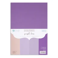 Scrapbooking - Zestaw Papierów 220G - Purple Tones, A4, 20 Ark. Dpcraft - miniaturka - grafika 1