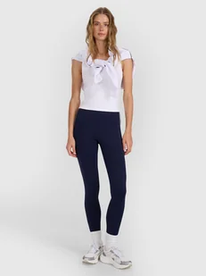 4F Legginsy dzianinowe damskie - granatowe XS - Legginsy 4F Legginsy dzianinowe damskie - granatowe XS - Legginsy - miniaturka - grafika 1