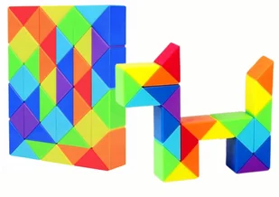 Gra Logiczna Magiczna Kostka Do Układania Wąż - Klocki - miniaturka - grafika 3