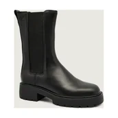 Sztyblety damskie - Calvin Klein Skórzane sztyblety CHELSEA - miniaturka - grafika 1