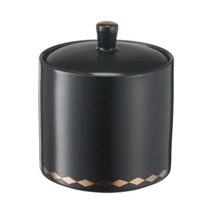 Cukiernica porcelanowa GAJA BLACK VILLA ITALIA - Cukiernice - miniaturka - grafika 1