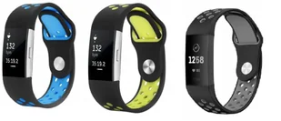 3x OPASKA PASEK SILIKONOWY FITBIT CHARGE 3 roz. L - Akcesoria do smartwatchy - miniaturka - grafika 1
