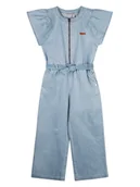 Kombinezony dla dzieci - No-No Kombinezon dżinsowy "Sammy" w kolorze błękitnym - miniaturka - grafika 1