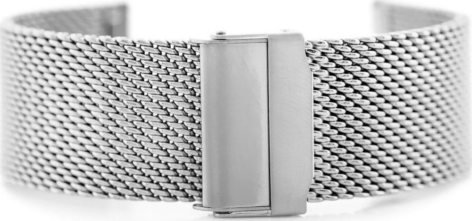 Bransoleta Pacific M8 - siatka HQ - srebrna 24mm