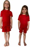 Odzież sportowa dziecięca - SPORT T-shirt z krótkim rękawem - dziecięca .100 .czerwony - miniaturka - grafika 1