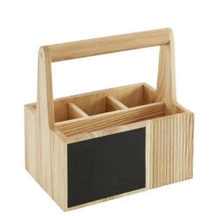 WMF - STYLE LIGHTS drewniany pojemnik na sztućce z uchwytem. - Pojemniki kuchenne - miniaturka - grafika 1