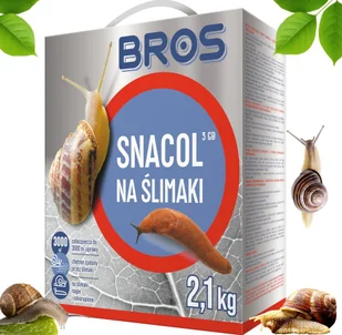BROS - Snacol 3GB zwalcza ślimaki 2,1kg - Preparaty na chwasty i szkodniki - miniaturka - grafika 1