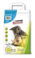 Żwirek dla kotów - Certech Certech Super Benek Corn Cat Morska Bryza 25L - miniaturka - grafika 1