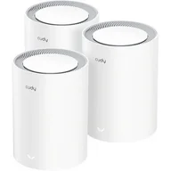 Routery - CUDY M3000 2.4 / 5 GHz (DualBand), Wi-Fi Mesh (3 szt.) biały - miniaturka - grafika 1