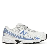 Buty dla chłopców - Sneakersy New Balance P7406V1 Biały - miniaturka - grafika 1