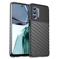 Etui i futerały do telefonów - Thunder Case etui do Motorola Moto G62 5G silikonowy pancerny pokrowiec czarne - miniaturka - grafika 1