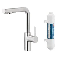 Baterie kuchenne - KFA Armatura DUERO PURE BASIC PULL-OUT 6623-112-22 Inox Stal nierdzewna - miniaturka - grafika 1