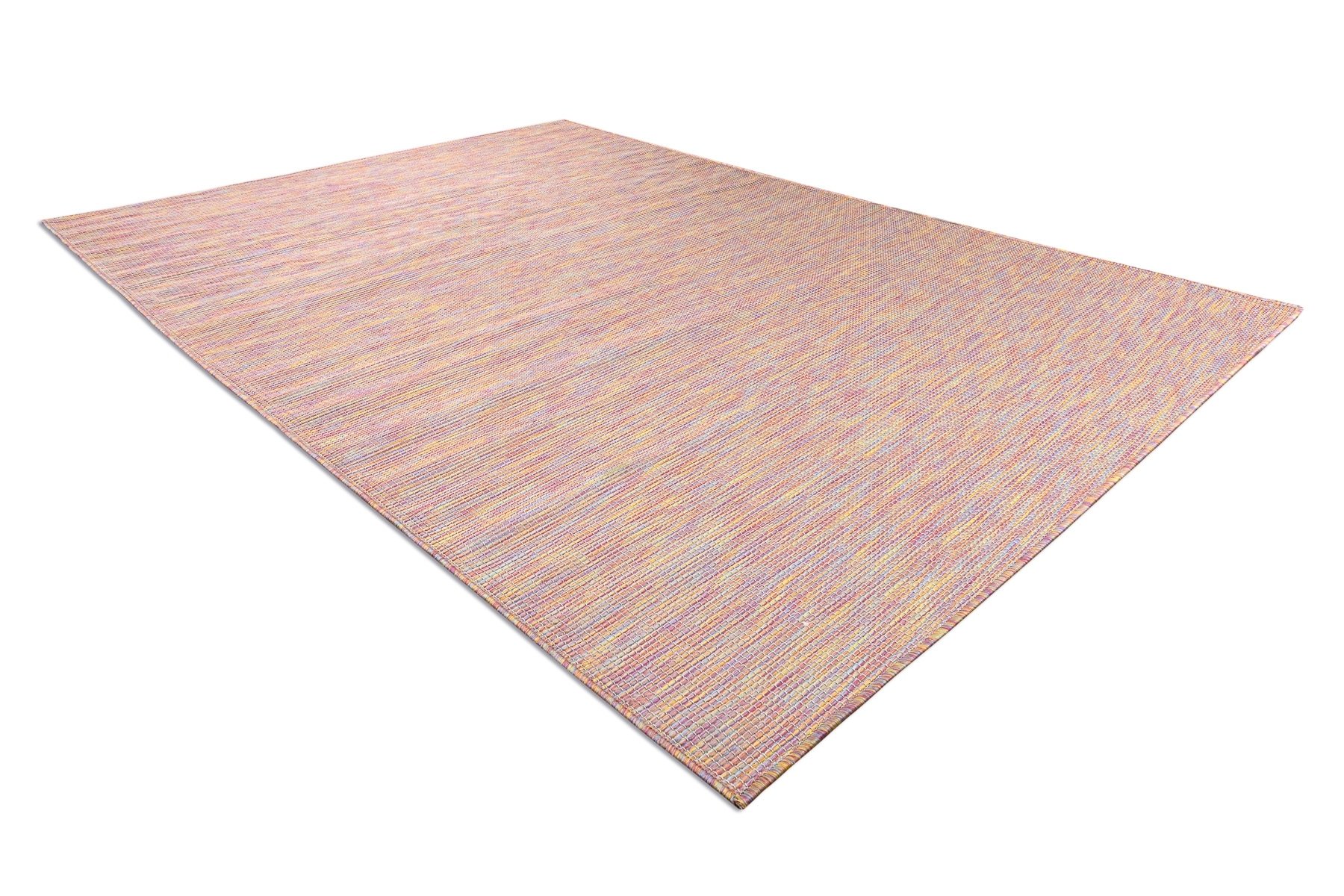 Dywan SZNURKOWY SIZAL płaskotkany PATIO 2778 róż / niebieski / beż różowy 117x170 cm