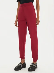 Hugo Spodnie dresowe Nelfinia 50522417 Czerwony Regular Fit - Spodnie sportowe damskie - miniaturka - grafika 1