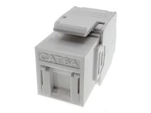 Gniazdo keystone, RJ45, beznarzędziowe, nieekranowane, kat. 6A, Q-LANTEC - Wtyczki i adaptery Gniazdo keystone, RJ45, beznarzędziowe, nieekranowane, kat. 6A, Q-LANTEC - Wtyczki i adaptery - miniaturka - grafika 1