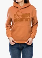 Bluzy damskie - Bluza z kapturem damska Marmot Coastal Hoody - sunburn - miniaturka - grafika 1