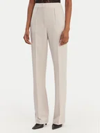 Spodnie damskie - Patrizia Pepe Spodnie materiałowe 8P0800/A498-S748 Szary Regular Fit - miniaturka - grafika 1