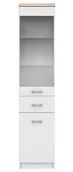 Witryny - Regał Z Biały Witryną C5-E77 - miniaturka - grafika 1