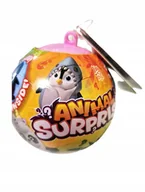 Zabawki sensoryczne - Animal Surprise – Zwierzątko w Różowej Kuli z 2 Ubrankami - miniaturka - grafika 1
