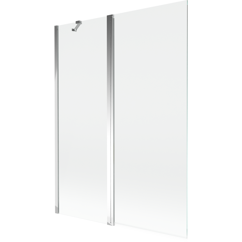 Mexen Mist parawan nawannowy 2-skrzydłowy 130 x 150 cm, transparent, chrom - 8A9-130-011-01-00