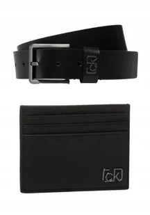 CALVIN KLEIN + ETUI NA KARTY Pasek męski r 95 - Paski - miniaturka - grafika 1