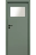 Drzwi wewnętrzne - Pol-Skone Dzwi Wewnętrzne Z Szybą Haptic 02 651 Verde - miniaturka - grafika 1