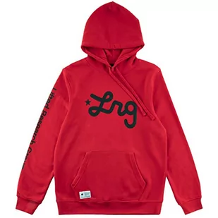 LRG Męska bluza z kapturem 'Lifted Script Poh', Czerwony skrypt, XXL - Bluzy męskie - miniaturka - grafika 1