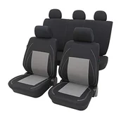 Podnośniki - PETEX 36074818 pokrowiec na siedzenie, szary - miniaturka - grafika 1