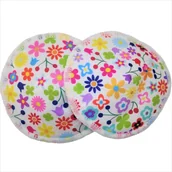 Akcesoria do karmienia - Bambusowe Wkładki Laktacyjne Profilowane Wielorazowe Kwiatki - miniaturka - grafika 1