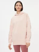 Bluzy damskie - Reebok Bluza Lux IL2104 Różowy Oversize - miniaturka - grafika 1