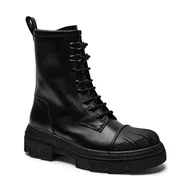 Botki damskie - Furla Skórzane botki FURLA GUM - miniaturka - grafika 1