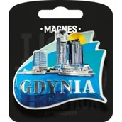 Magnesy - PAN DRAGON Magnes I love Poland Gdynia ILP-MAG-A-GDY-08 - miniaturka - grafika 1