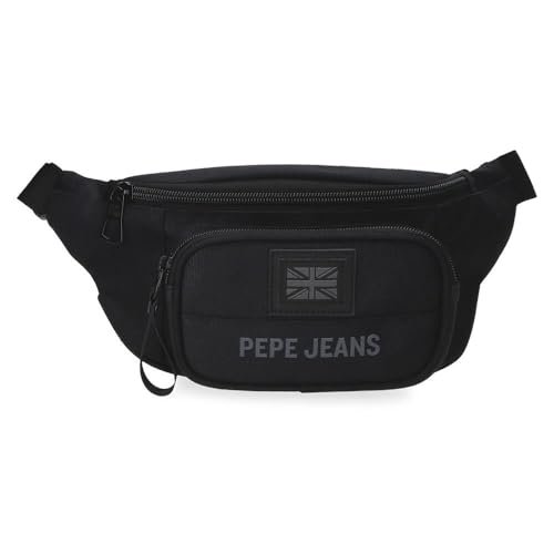 Pepe Jeans Matlock Saszetka biodrowa czarna 30x13x5 cm Sztuczna skóra i poliester by Joumma Bags