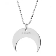 Naszyjniki - Srebrny naszyjnik z motywem księżyca - Manoki - miniaturka - grafika 1