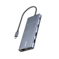 Huby USB - Anker Innovations A83880A1 huby i koncentratory USB Type-C 10000 Mbit/s Szary - miniaturka - grafika 1