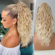 Pozostałe akcesoria fryzjerskie - TEMU Kolczykowata Nakładka Włosów w Kolorze Ombre, 16 Cali, Wodna, Odporna na Ciepło, Sztuczna Nakładka Włosów w Kształcie , Przeznaczona Do - miniaturka - grafika 1