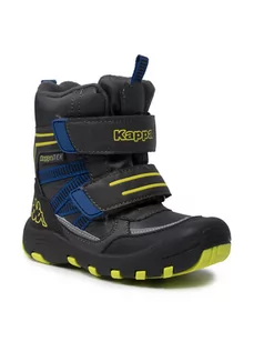 Buty dla chłopców - Kappa Śniegowce Blackpool Tex K 260805K Szary - grafika 1