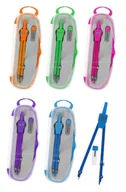 Przybory szkolne - Hasta Cyrkiel Met 2el 3002l Etui - miniaturka - grafika 1