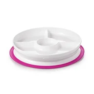 Miseczki i talerzyki dla dzieci - OXO TOT Talerzyk z silikonową przyssawką, Pink - miniaturka - grafika 1